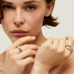 Bague Bambou Liane strass