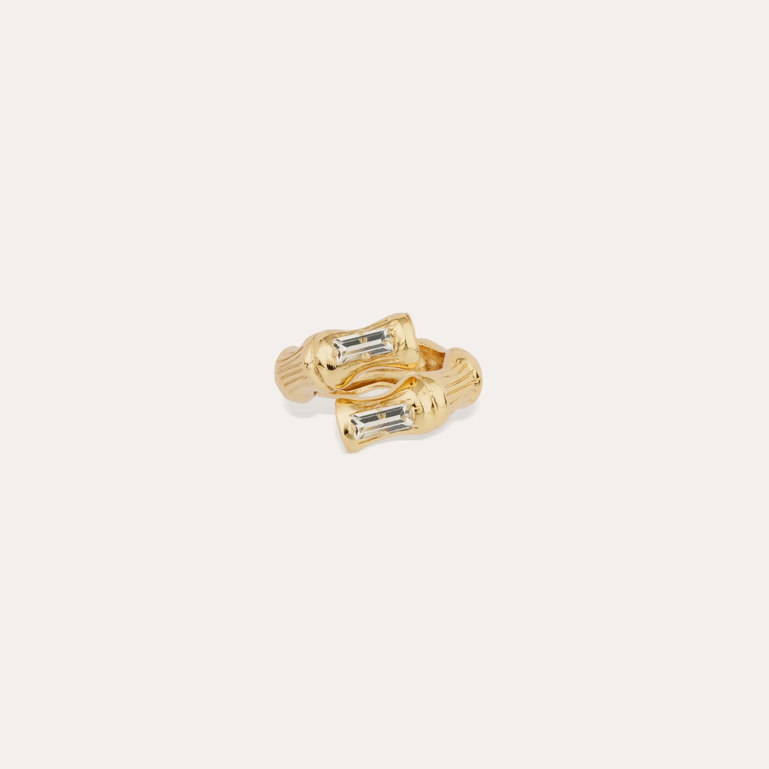 Bague Bambou Liane strass