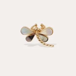 Bague Libelula - Nacre Blanche