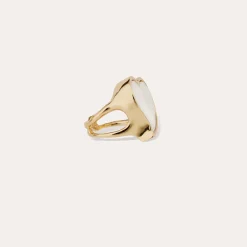 Bague Mirage Coeur - Nacre blanche