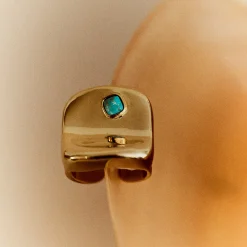 Bague Square cabochon - Turquoise