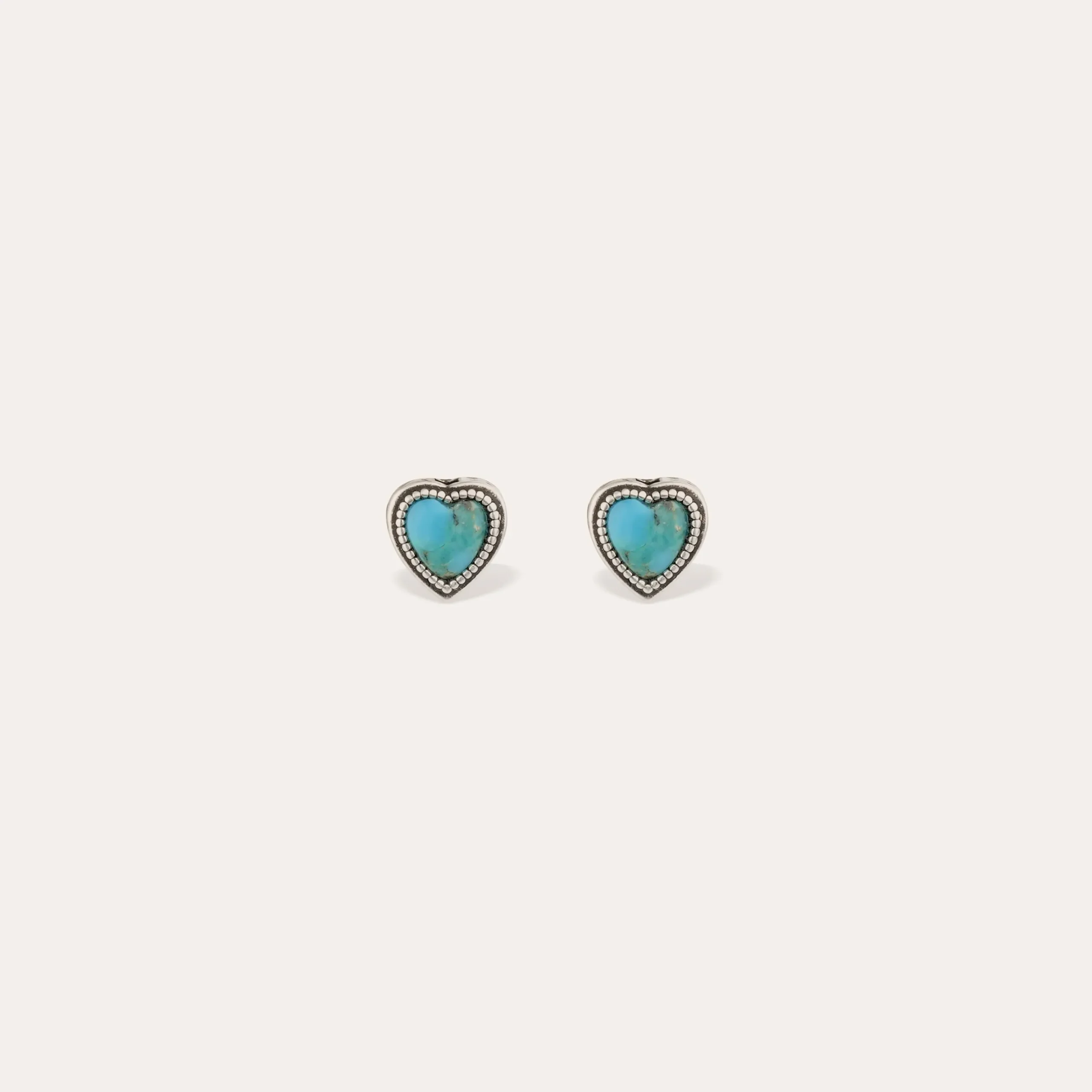 Boucle d'oreilles puce Amore - Turquoise