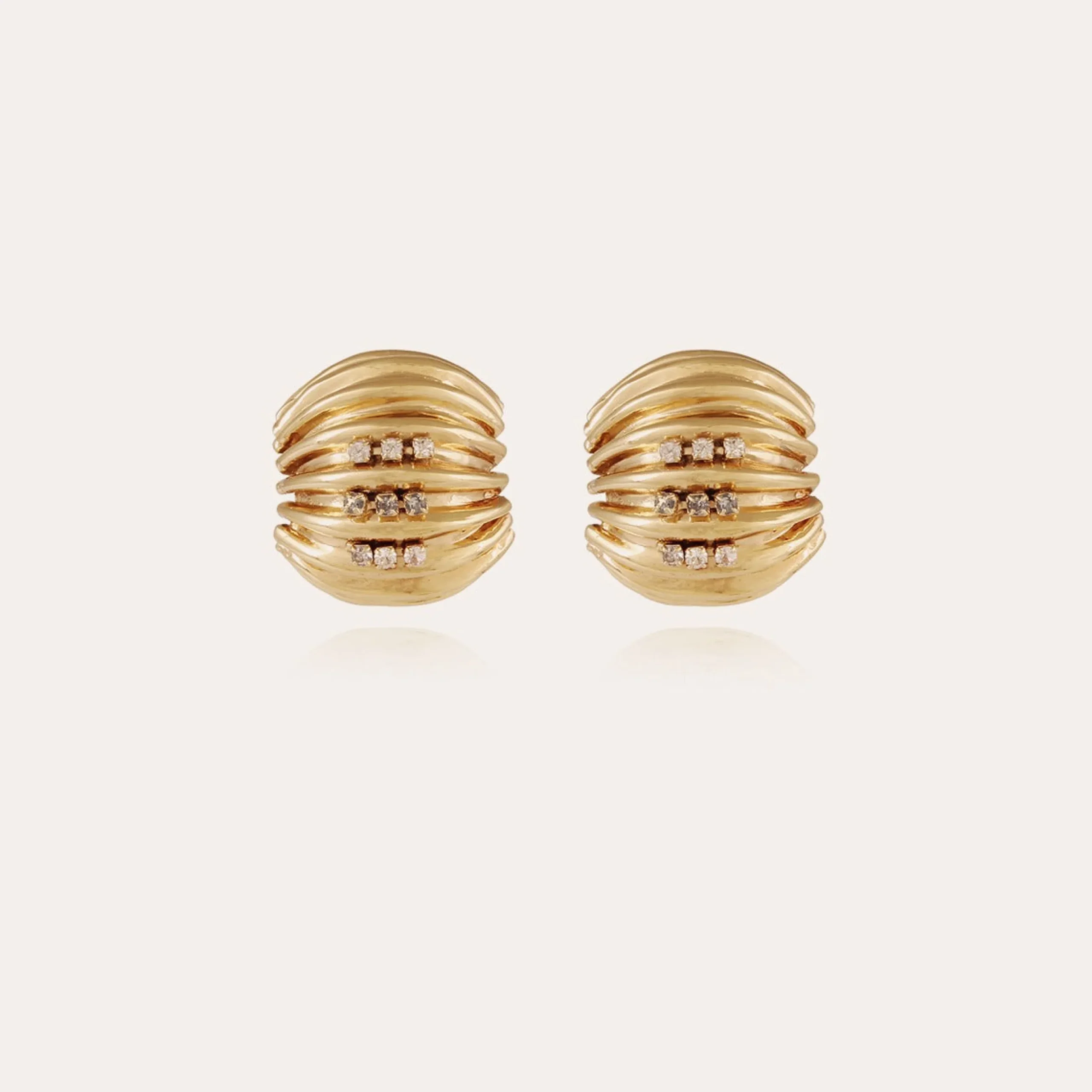 Boucles d'oreilles Anne strass