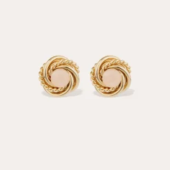 Boucles d'oreilles Atika - Quartz Rose