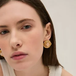 Boucles d'oreilles Atika - Quartz Rose