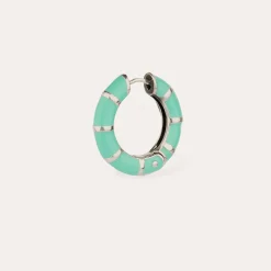 Boucles d'oreilles Bambou mini émail