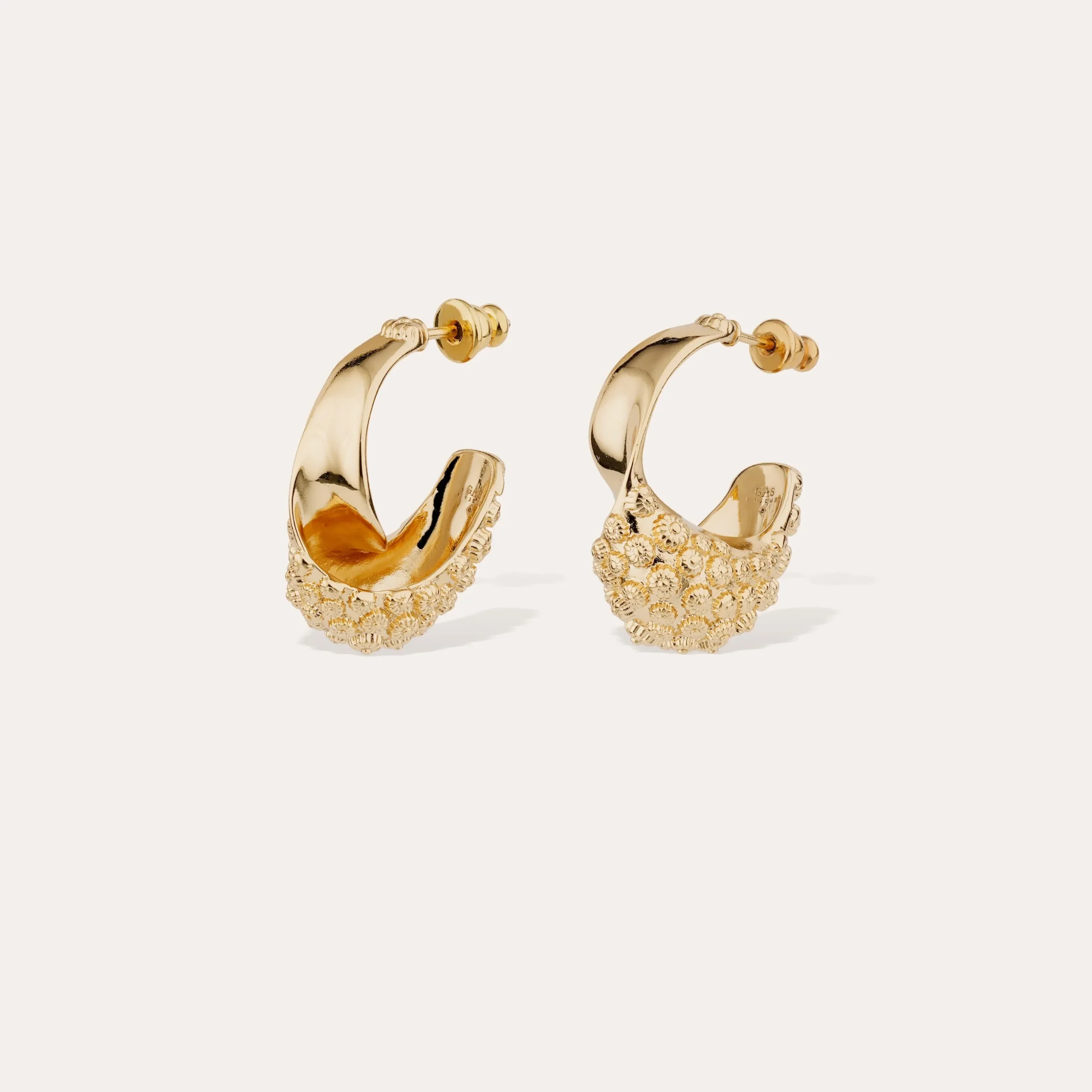 Boucles d'oreilles créoles Almara moyen modèle