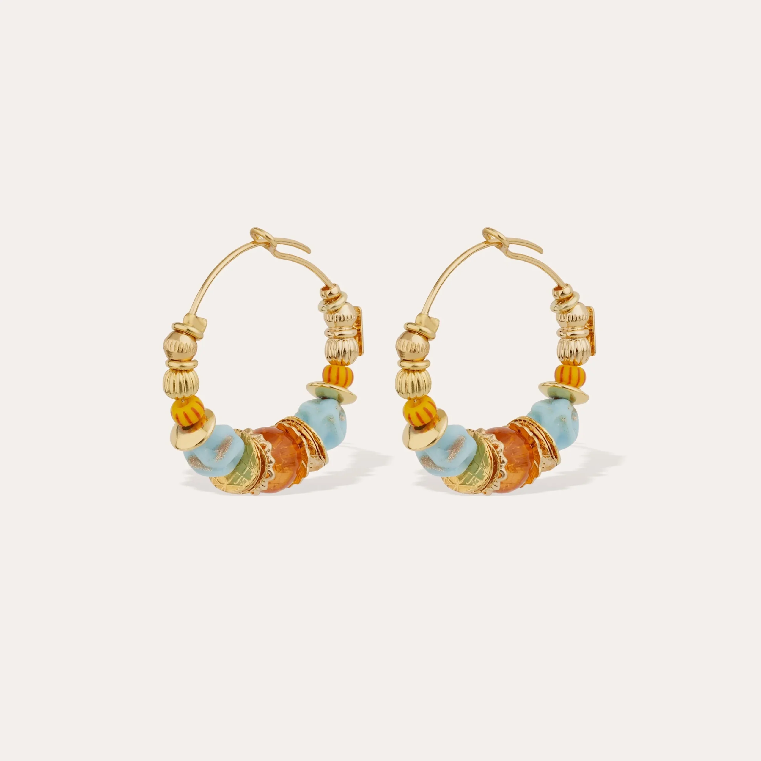 Boucles d'oreilles créoles Aloha mini