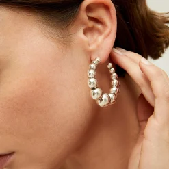 Boucles d'oreilles créoles Andy petit modèle
