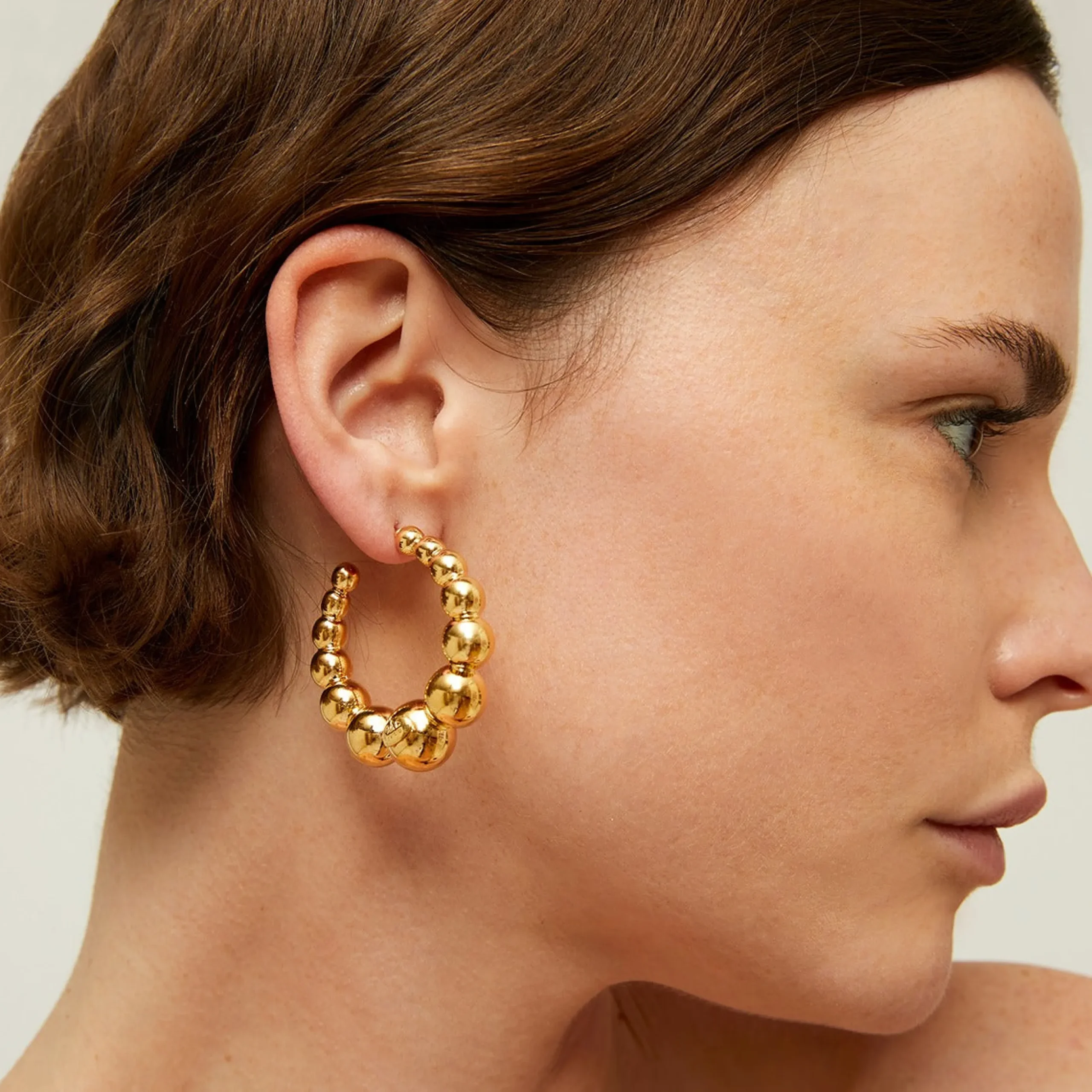 Boucles d'oreilles créoles Andy petit modèle