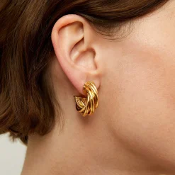 Boucles d'oreilles créoles Atik mini