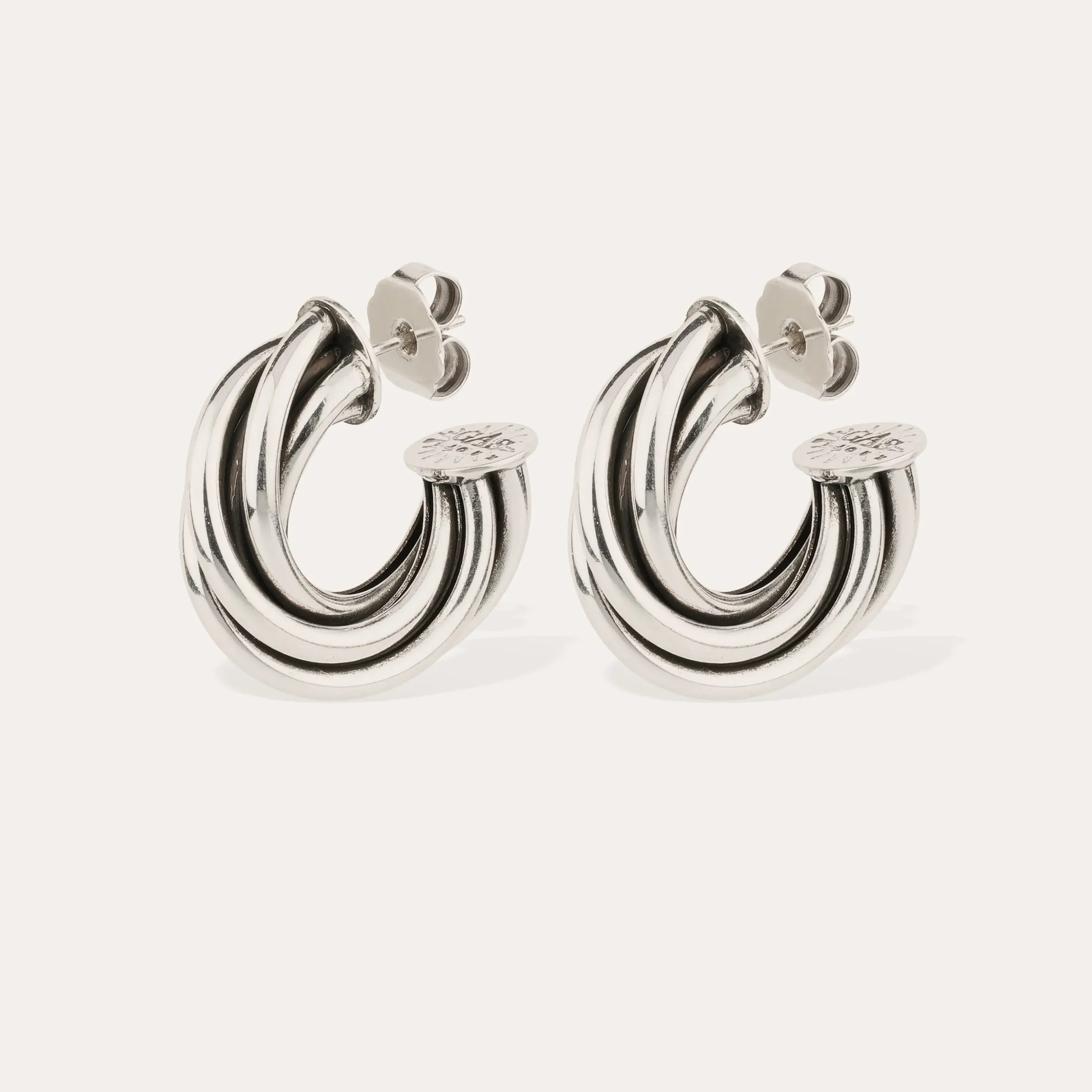 Boucles d'oreilles créoles Atik moyen modèle