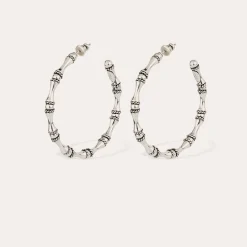 Boucles d'oreilles créoles Bambou