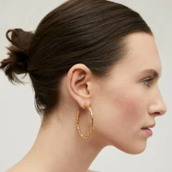 Boucles d'oreilles créoles Bambou