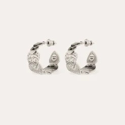 Boucles d'oreilles créoles Cuore petit modèle