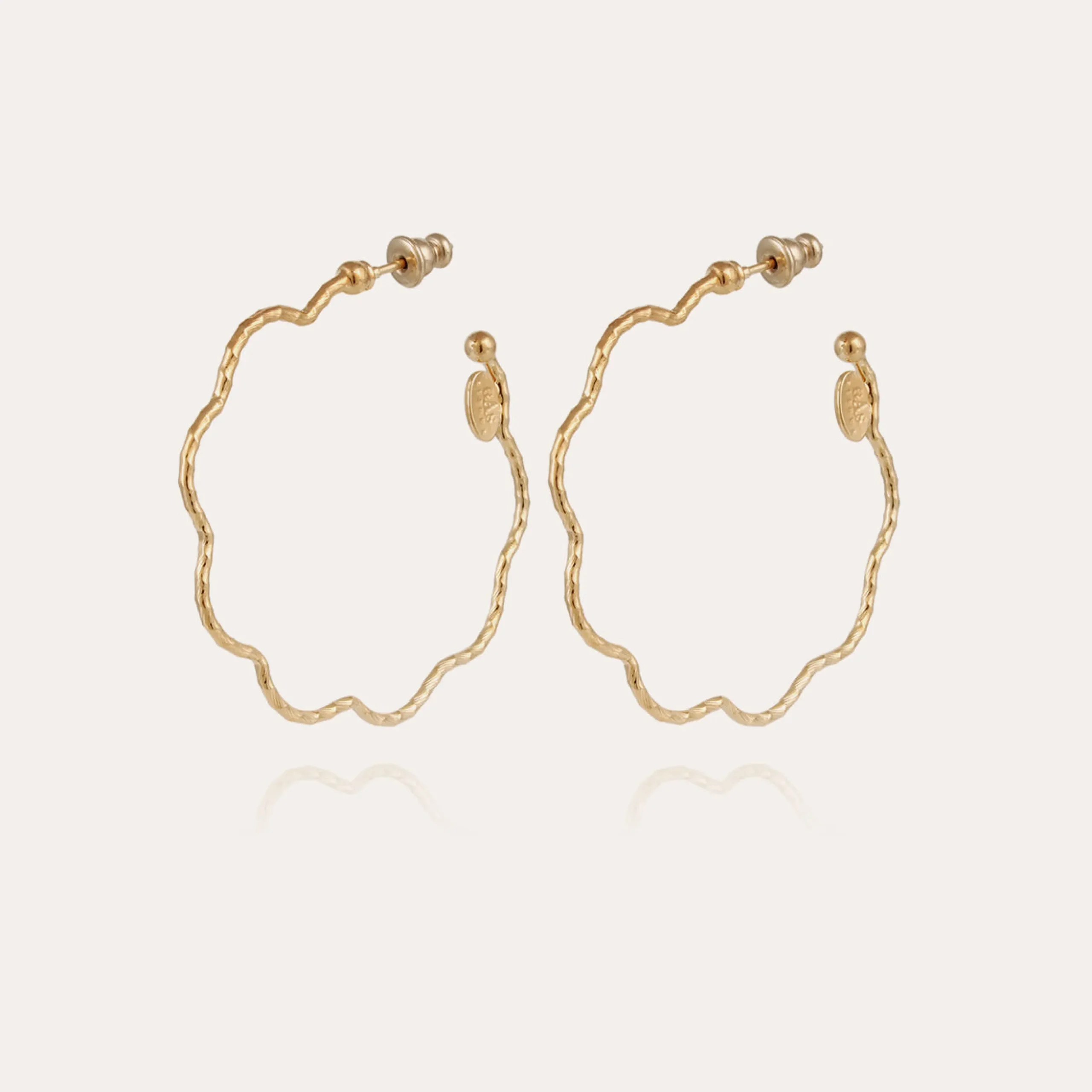 Boucles d'oreilles créoles Florette petit modèle