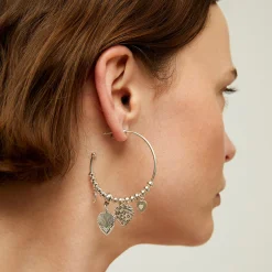 Boucles d'oreilles créoles "I Love you" mini