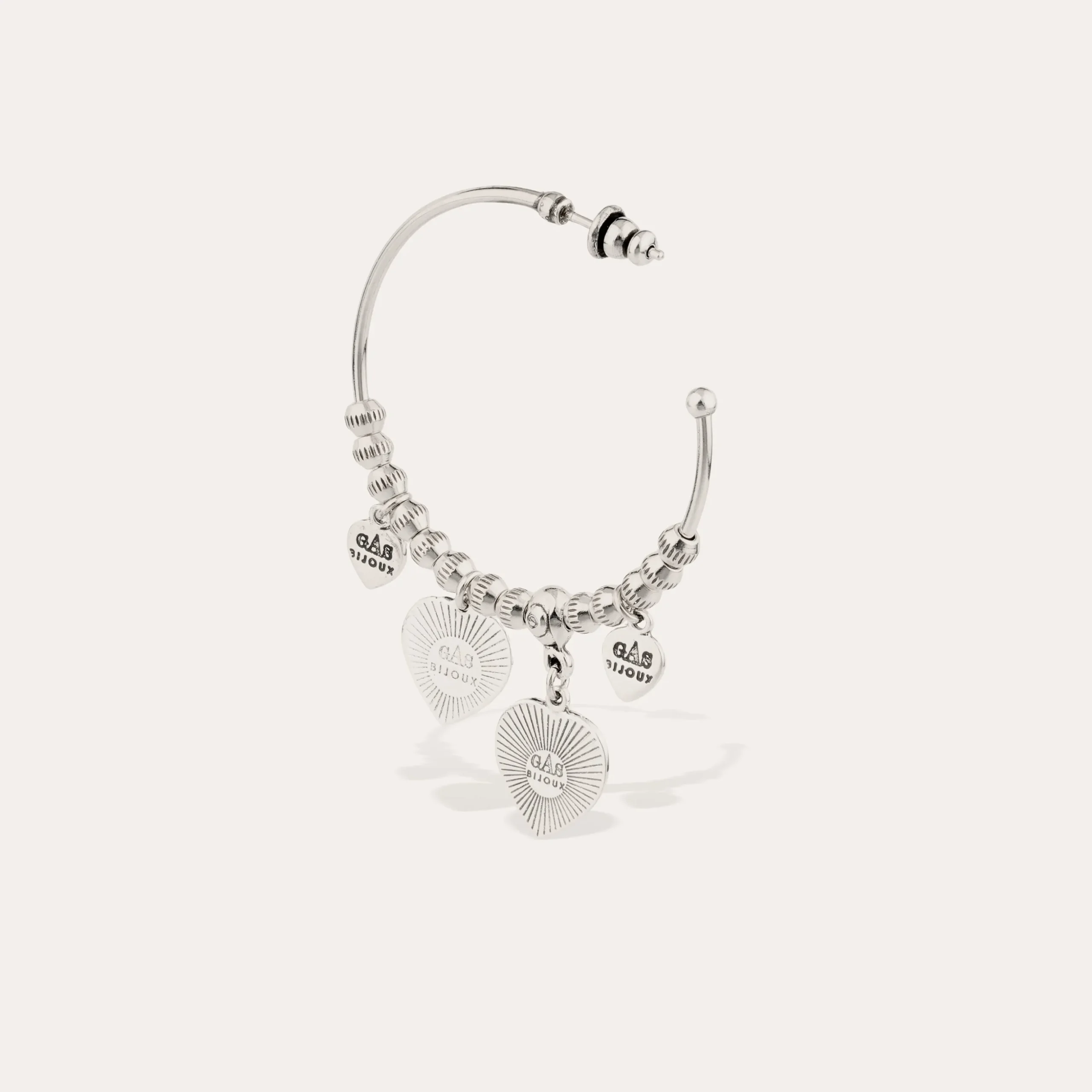 Boucles d'oreilles créoles "I Love you" mini