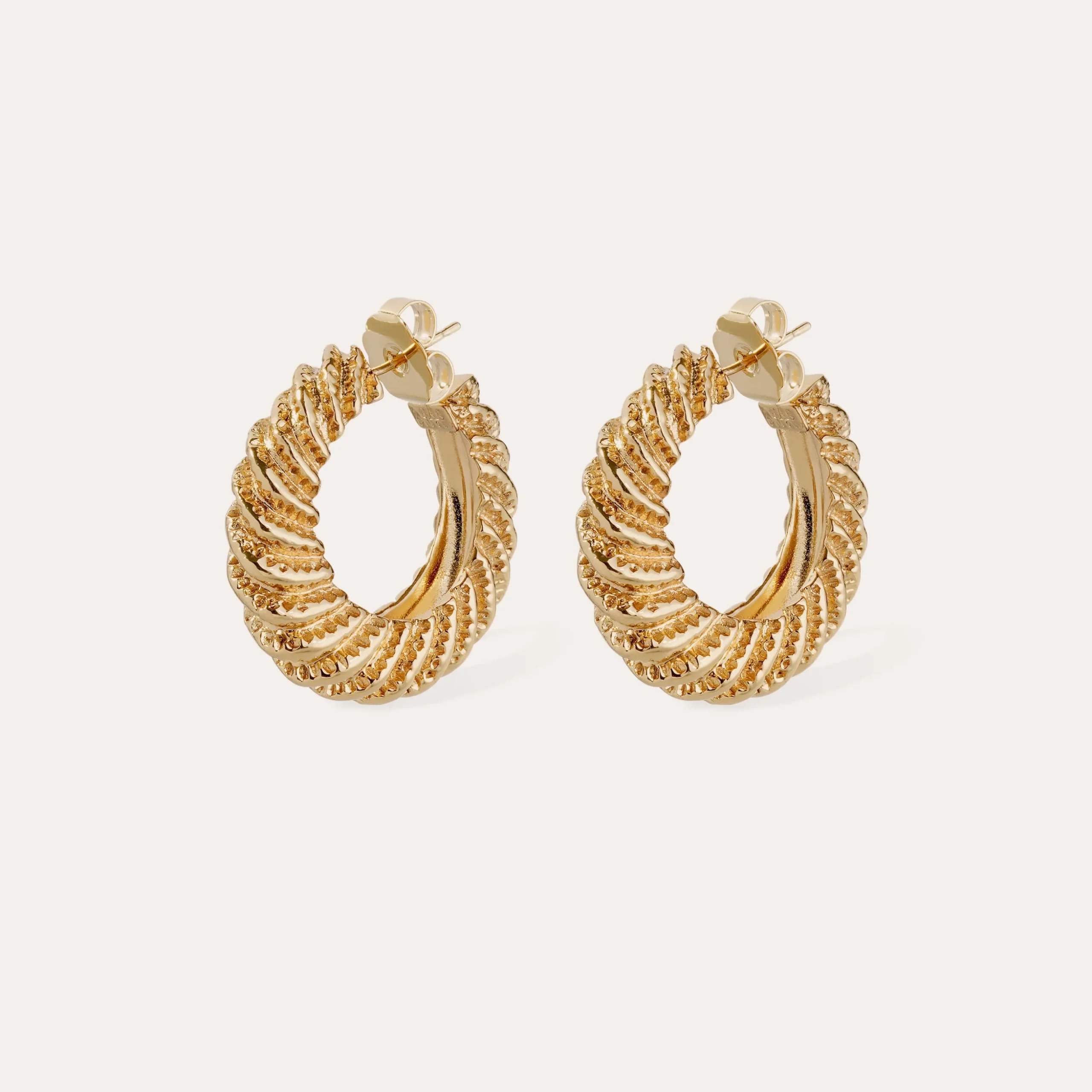 Boucles d'oreilles créoles Kontiki