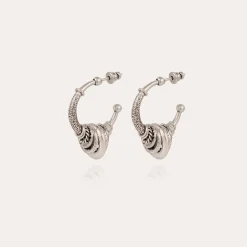 Boucles d'oreilles créoles Maranzana petit modèle