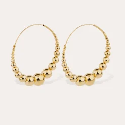 Boucles d'oreilles créoles Multiperla