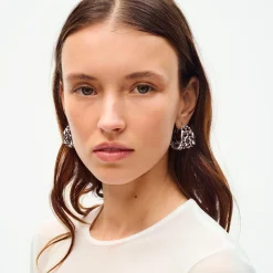Boucles d'oreilles créoles Olea petit modèle