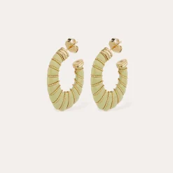 Boucles d'oreilles Cyclade petit modèle - Amande