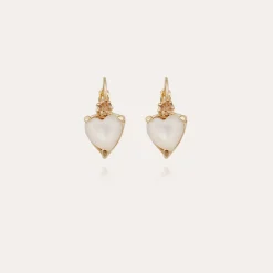 Boucles d'oreilles Donguette nacre - Nacre Blanche