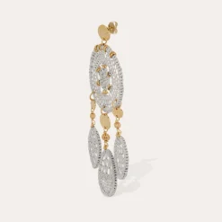Boucles d'oreilles Fanfaria raphia