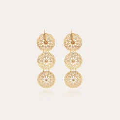 Boucles d'oreilles Flocon Triple mini