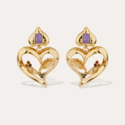 Boucles d'oreilles Odalys - Améthyste