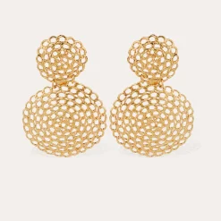 Boucles d'oreilles Onde Gourmette