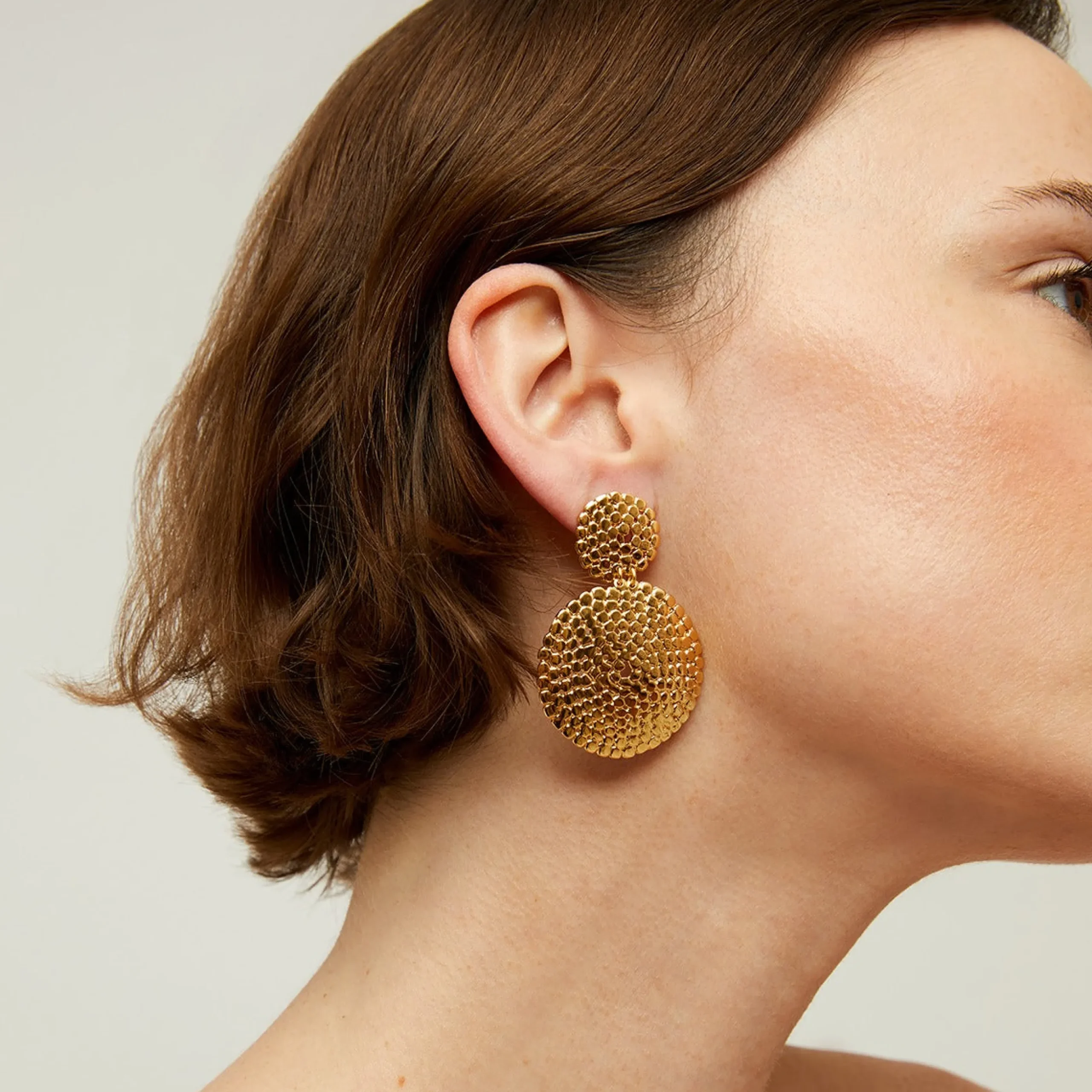 Boucles d'oreilles Onde Lucky petit modèle