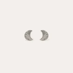 Boucles d'oreilles puces Luna Wave petit modèle