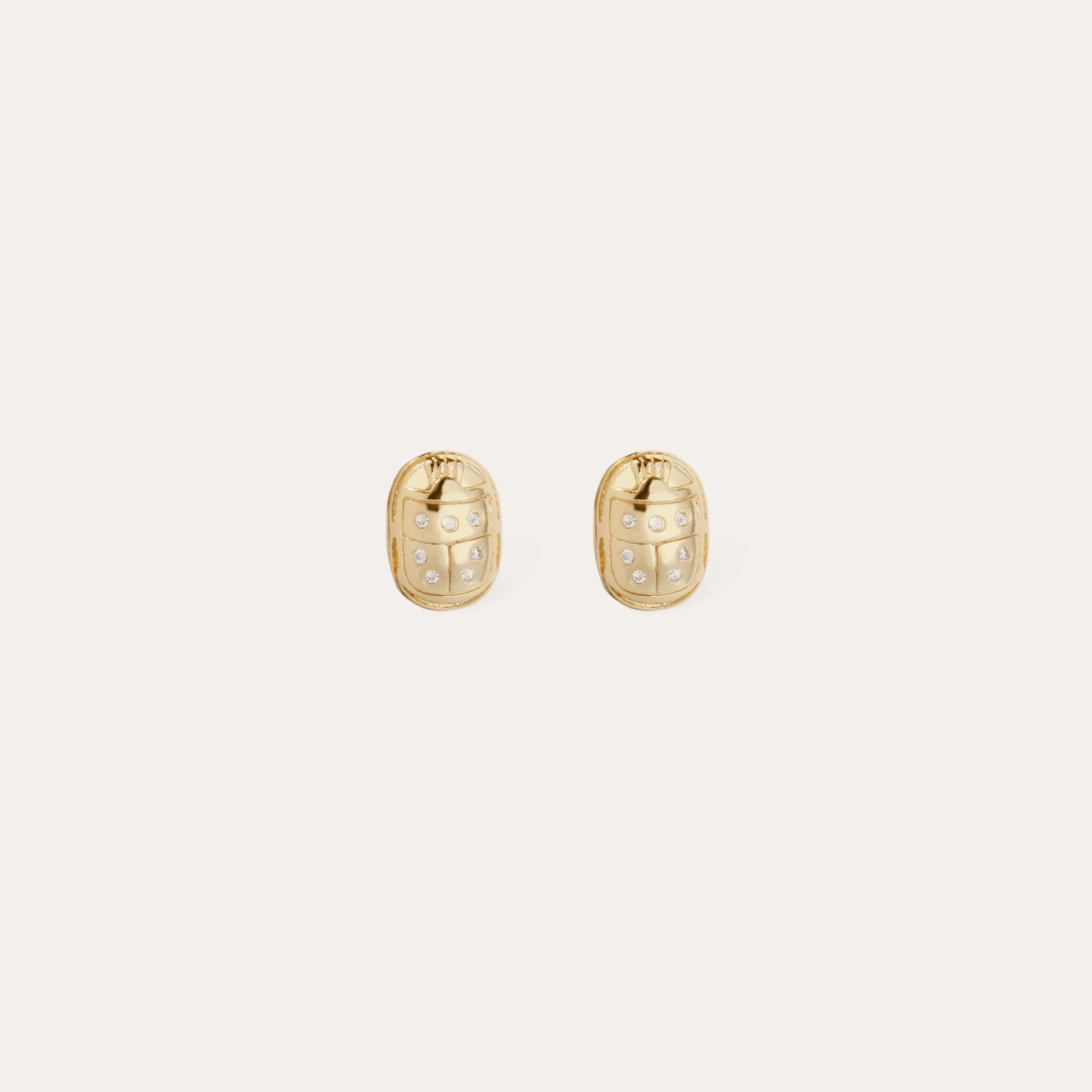 Boucles d'oreilles puces Scaramouche - Zircone