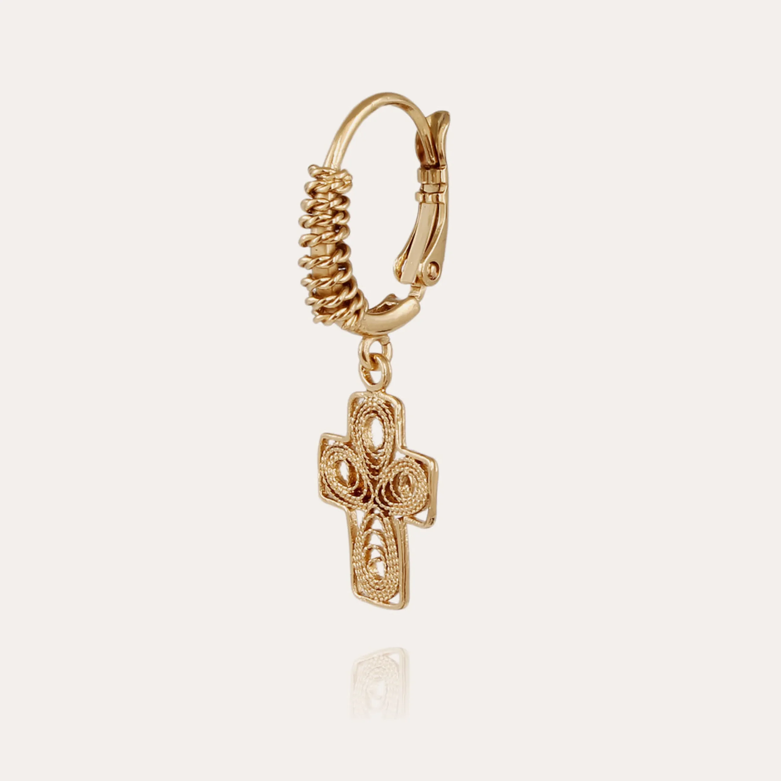 Boucles d'oreilles Tao Croix Yuca