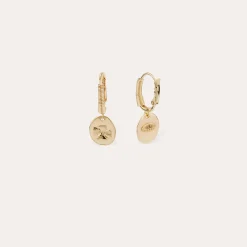 Boucles d'oreilles Tao Trèfle émail