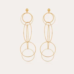 Boucles d'oreilles Torsade Multi