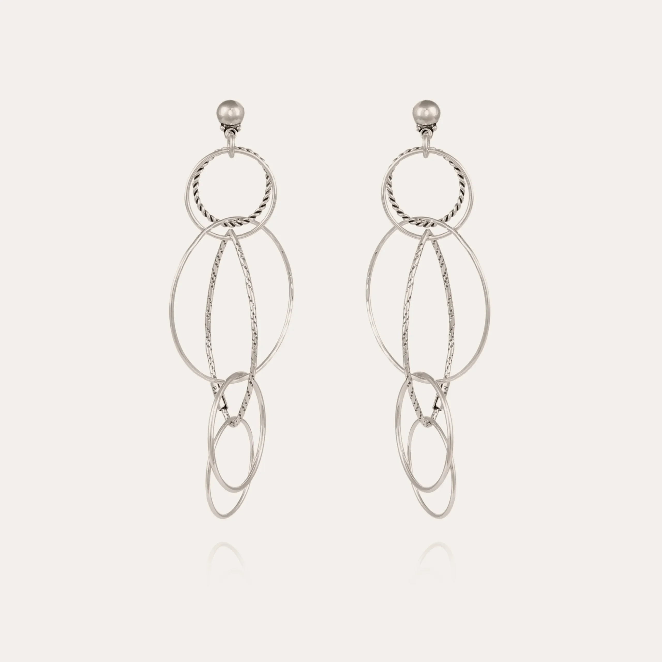Boucles d'oreilles Torsade Multi petit modèle