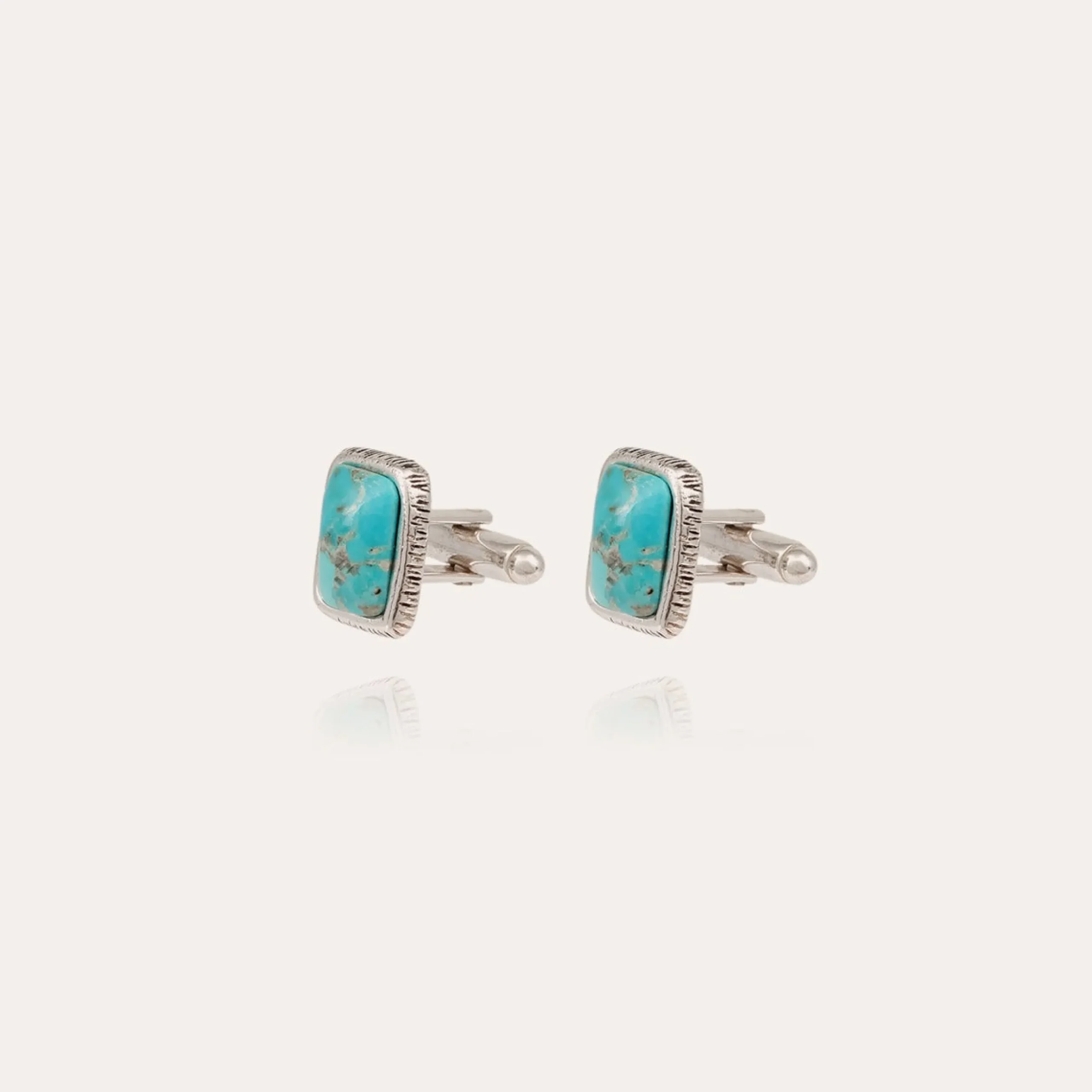 Boutons de manchette Totems - Turquoise