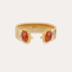 Bracelet Amarante double - Cornaline