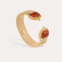 Bracelet Amarante double - Cornaline
