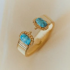 Bracelet Amarante double - Turquoise