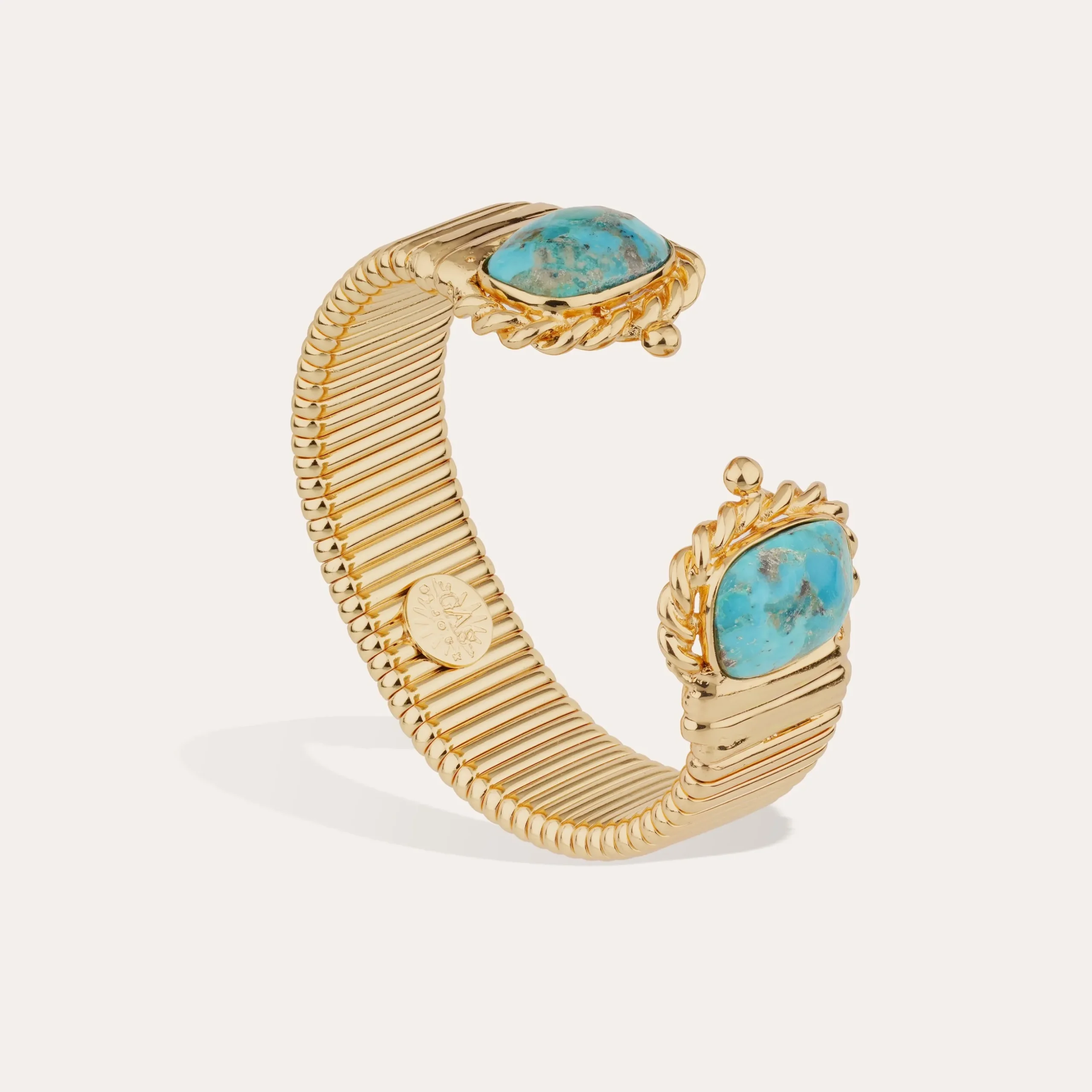 Bracelet Amarante double - Turquoise