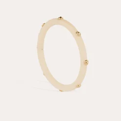 Bracelet Caftan acétate - Ivoire