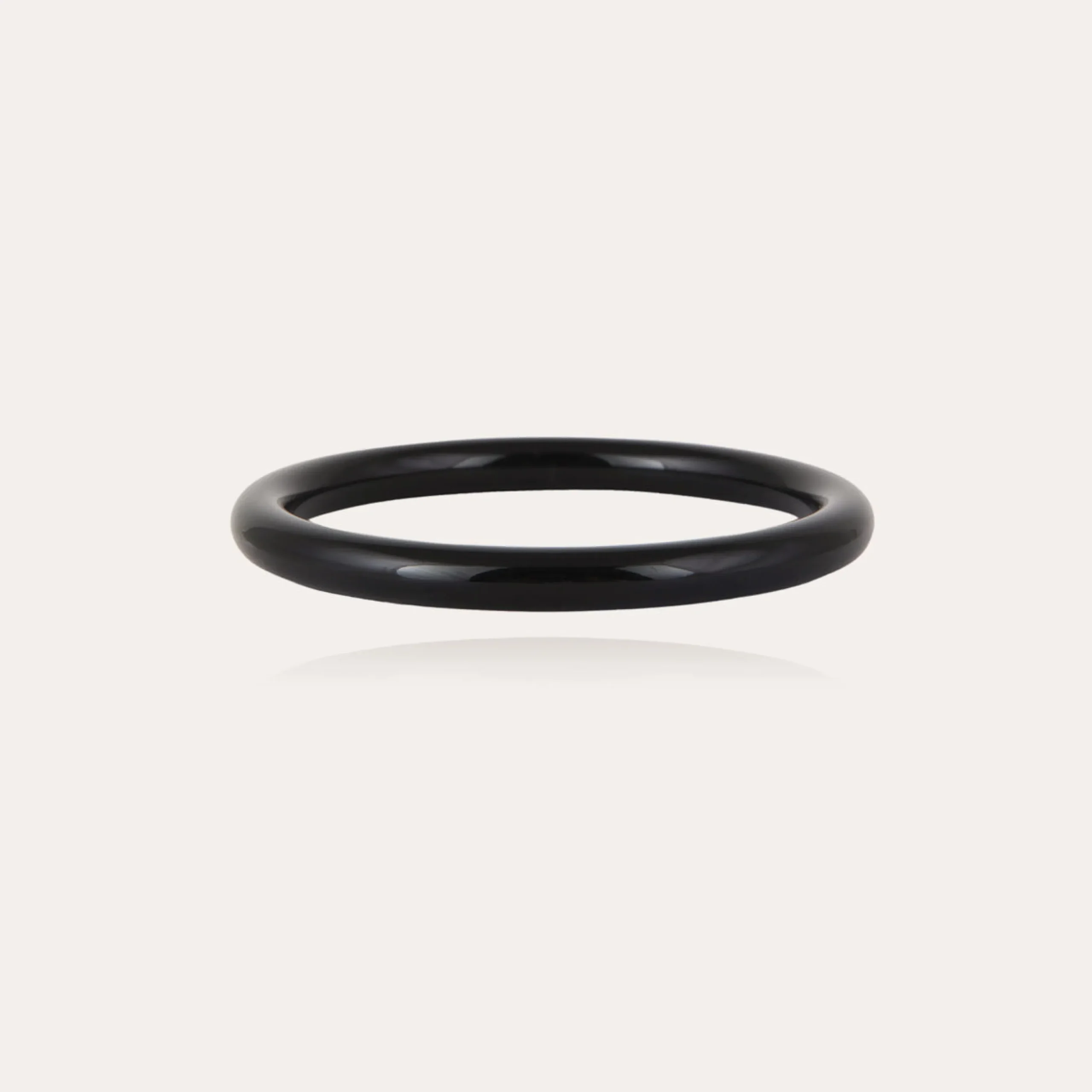 Bracelet Caftan acétate - Noir