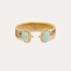 Bracelet double Amarante - Amazonite