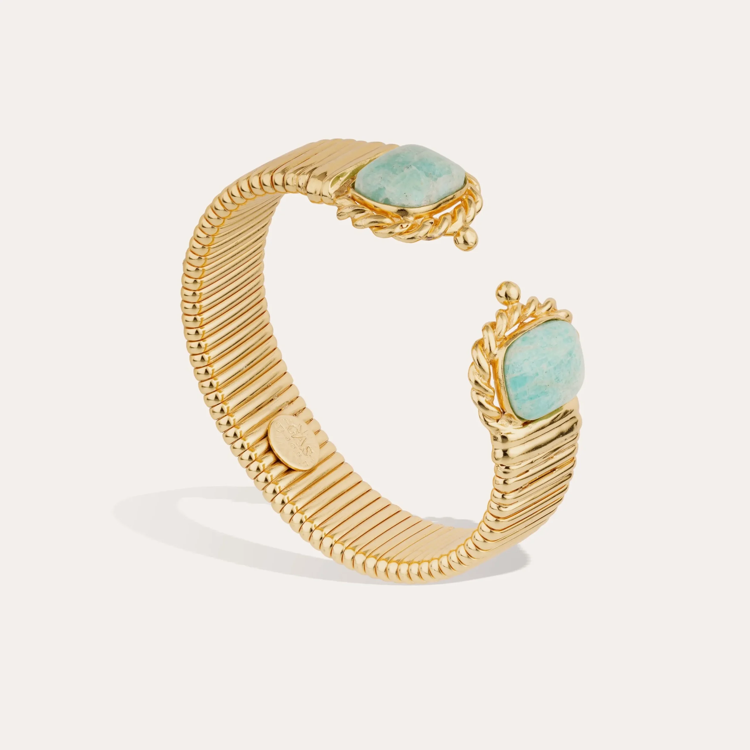 Bracelet double Amarante - Amazonite