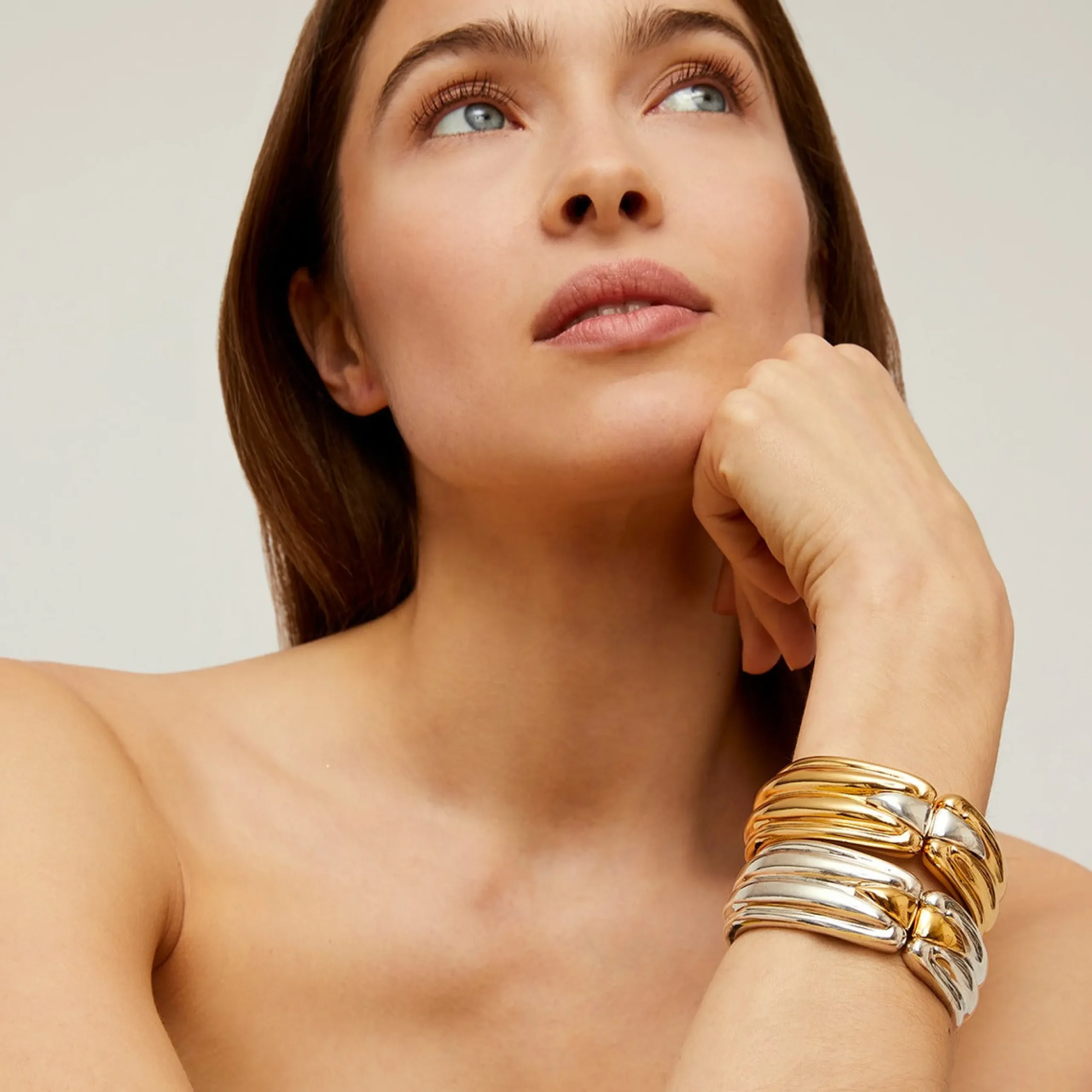 Bracelet Ecume bicolore