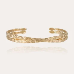 Bracelet jonc Liane croisé mini
